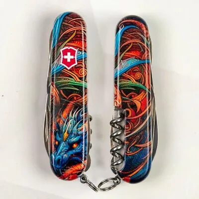 Victorinox Climber Swiss Army Knife Sapphire Zodiac Dragon Special Edition • $58.99