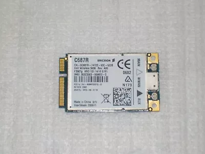 Dell DW5530 Eircsson C687R F3507G 3G GPS HSPA WWAN MINIPCI-E WIRELES Card HUA 01 • $9