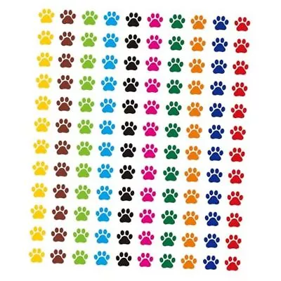 6000PCS Paw Print Stickers For Kids Incentive Chart Mini Dog Dog Paw Print • $19.70