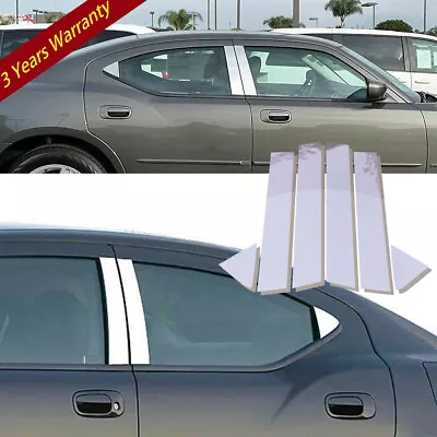 Chrome Pillar Posts For Dodge Charger 2006-2010 6pcs Set Door Trim Cover Kit USA • $5.49