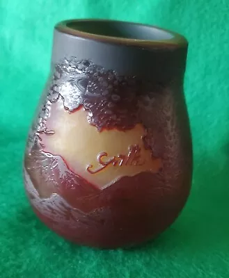 $189.99 • Buy Beautiful Galle Cameo Vase Signed