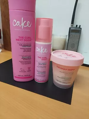 (3) Cake Naturally Delyxe Curl Conditioner Creme And Mask • $29.99