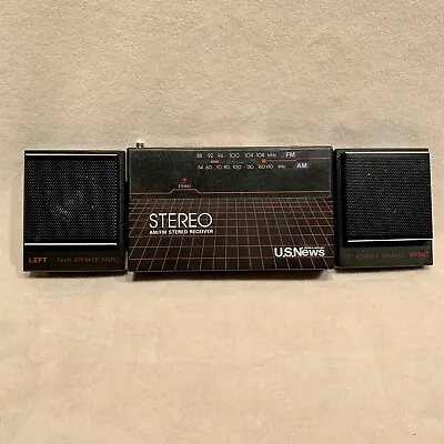 VINTAGE U.S. News AM / FM Stereo Receiver RS-8380  • $4.95