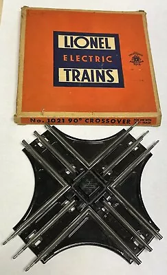 Lionel 1021  027 Gauge Scale 90 Degree Crossing Track Section In Original Box #3 • $12.99