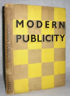 Antique Advertising Book Modern Publicity Graphic Design Ad Art Annual  1932 • $124.99