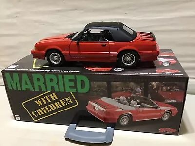 Maried With Children Al Bundy 1988 Mustang Convertible Ford Fox 1/18 Gmp 18904 • $424.99