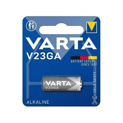 VARTA A23 Alkaline Battery 12V - 23A MN21 E23A LRV08 V23GA L1028 V23 Remote • £2.89