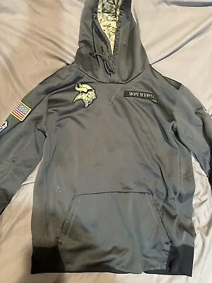 Minnesota Vikings Salute To Service Hoodie (Men’s Large) • $30