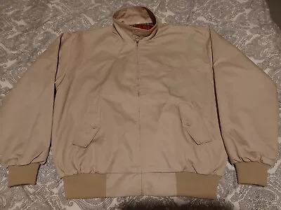 £34.99 • Buy BNWOT RELCO London Harrington Jacket Size XL BEIGE Immaculate Condition 