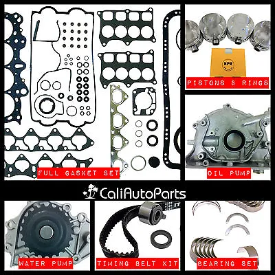 96-01 Acura Integra Gs-r Vtec 1.8l B18c1 Dohc 16v Graphite Engine Rebuild Kit • $309.95