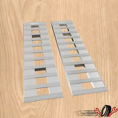 Pair Aluminum 6800LBS Hook Ramps For 60''X15'' Truck Trailer Auto Hauler Tractor • $195.90