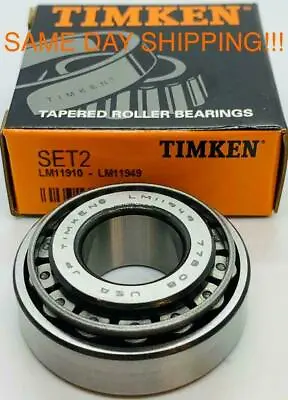 Timken Lm11949/lm11910  Tapered Roller Bearing Set 2 • $14.90