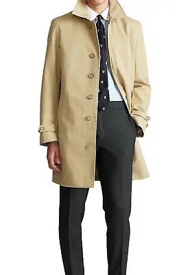 POLO RALPH LAUREN Men's Cotton Gabardine Trench Coat NEW NWT $498 • $169.96