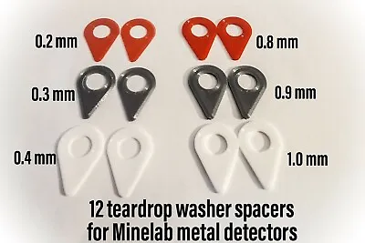 Coil Washer Shims For Minelab Equinox Excalibur Sovereign GT GPX Vanquish • $6.99