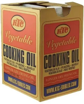 KTC Vegetable Cooking Oil 20L - Caterers Pack 20 Litres (cardboard Outer) • £43.99