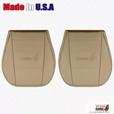 1999 - 2004 Ford Mustang V6 Driver & Passenger Bottoms Leather Seat Cover Tan • $253.18