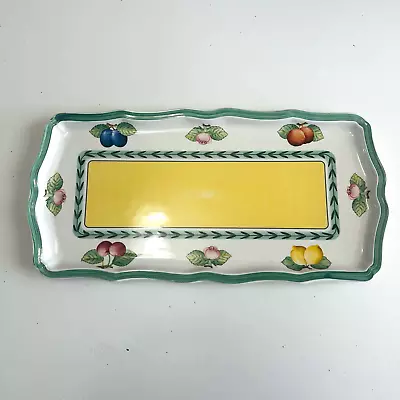 Villeroy & Boch French Garden Fleurence 13  Sandwich Tray  • $39.99