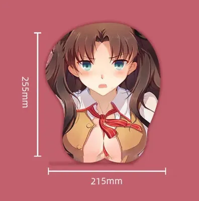 Fate/Stay Night Rin Tohsaka Gaming Mousepad Anime Merch PC 3D Sexy Mousemat UK • £29.99