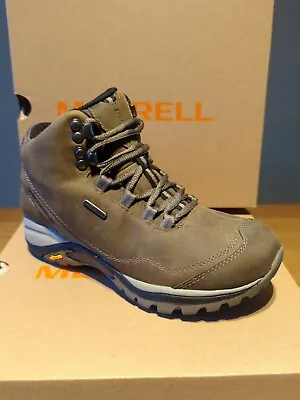 MERRELL Womens Waterproof Boots UK 4  SIREN TRAVELLER 3 Mid WP Brown Hiking EU37 • £75