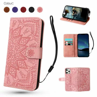$10.99 • Buy Wallet Case For Samsung S20 S21+Plus FE S10 S9 S8 Leather Flip Card Holder Cover