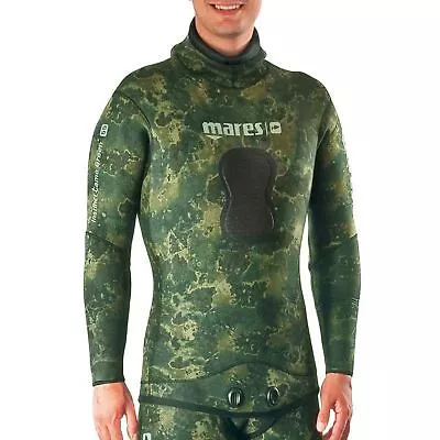 Mares Instinct 7mm Freediving Neoprene Jacket - Camo Green • $200