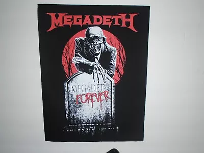 Megadeth Tombstone Printed Back Patch • $13.48