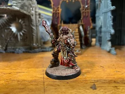 Painted Slaughterpriest With Hackblade - Warhammer Sigmar Khorne Chaos • $28