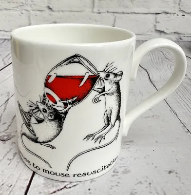 Mouse To Mouse Resuscitation Mug By Simon Drew For Mclaggan Smith Funny Wine • £10