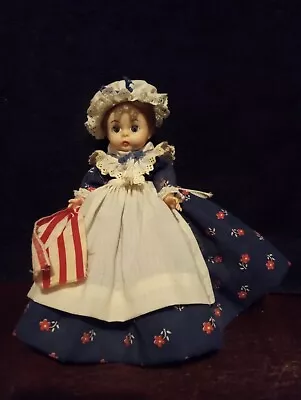 Madame Alexander Betsy Ross 8  Doll Americana  1965 Vintage No Box • $12