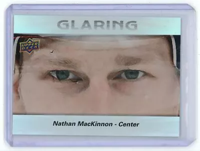 Nathan MacKinnon 2023-24 Upper Deck Glaring (StBe) #GL-12 Colorado Avalanche • $1.47