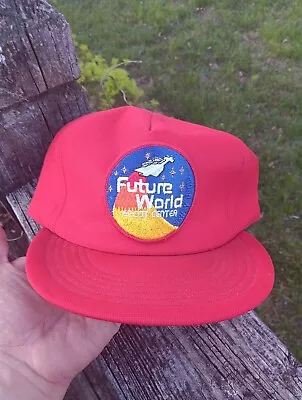 Vintage & Rare Disney Epocot Center FUTURE WORLD  Hat Snapback Cap Adjustable  • $7.95