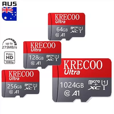 Micro SD Memory Card 128/256GB Ultra Fast Class 10 TF Card Mobile Phone Tablet • $1.69