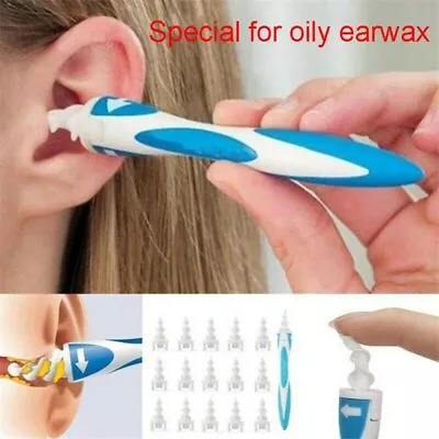 2x Ear Wax Removal Remover Tool Ear Cleaner Q-Grips Pick Swab Handle 32 Tips • $12.58