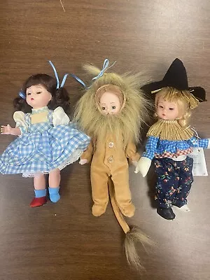 Lot Of Vintage Dolls Madame Alexander Wizard Of Oz Dorothy Scarecrow Lion • $15