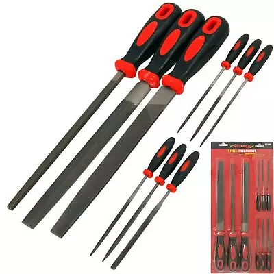 £12.69 • Buy Neilsen 9pc Metal File & Needle Set Round Flat Triangular Half Round Square