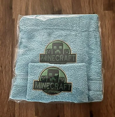 £4.72 • Buy MINECRAFT Fans Gift Face, Hand , Bath Towel Colour Choice