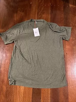 NWT Macpac Khaki Hemp Blend Tshirt Size L • $30