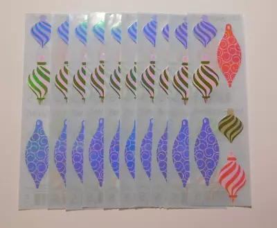 Mrs. Grossman's Lot Of 10 Strips ~Opal Snowflakes Opalescent~ 2006 Stickers • $21.99