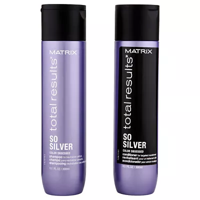 Matrix Total Results So Silver Shampoo & Conditioner 10.1 Oz Duo • $34.31