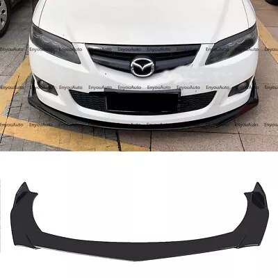 For Mazda MX-5 Miata UNIVERSAL Front Bumper Lip Spoiler Splitter Glossy Black • $47.50