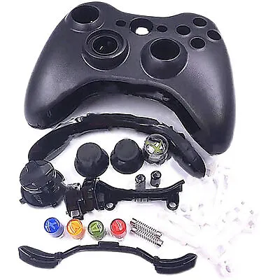 For Xbox 360 Wired/Wireless Controller Full Shell Cover Buttons Mod Replacement • $15.78