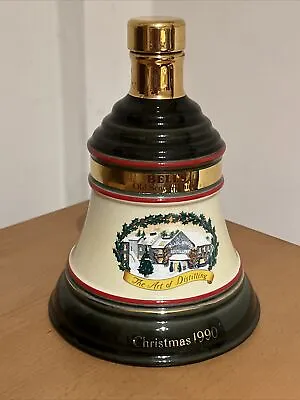 Wade Porcelain Bells Old Scotch Whisky Christmas 1990 Bell Decanter Empty • £6.90