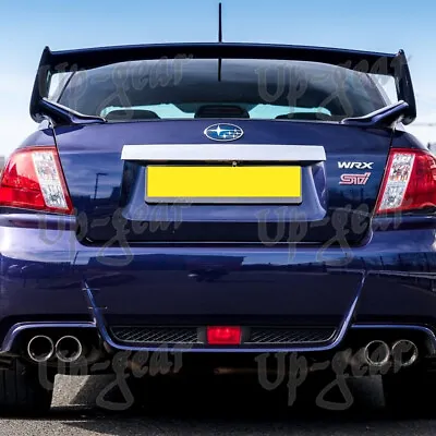 For 2008-2014 Subaru Impreza WRX Unpainted Black ABS Rear Trunk Spoiler Wing • $99.50