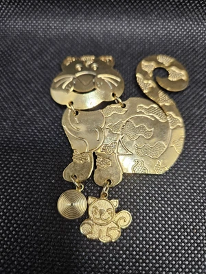 $4.90 • Buy Vintage Cat Kitty Pins Brooches