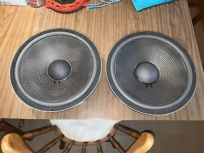 Vintage JBL 122A Matched Pair Of 12  Woofers - Refoamed! • $700