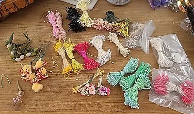 Huge VINTAGE MILLINERY STAMENS~Mixed Lot  For Flowers Hats Crafts • $69.99