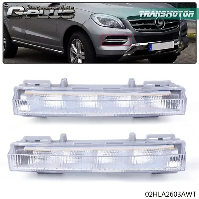 Daytime Running Light DRL Fog Lamp Fit For Mercedes W166 ML350 ML400 X204 GLK350 • $29.74