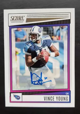 2022 Score Vince Young Auto #35 Tennessee Titans • $9.99