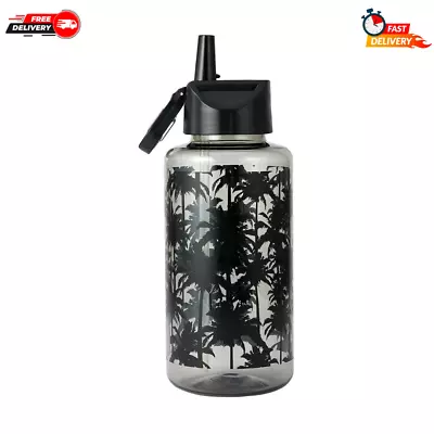 1L Cylinder Drink Water Bottle Leak Proof BPA Free Reusable Straw Sports Gym NEW • $8.50