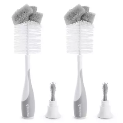 Munchkin® Sponge™ Bottle Brush Grey 2 Count Pack Of 1 • $12.20